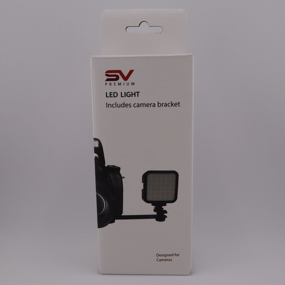 SV Premium - LED Light with Camera Bracket for Digital & SLR Cameras